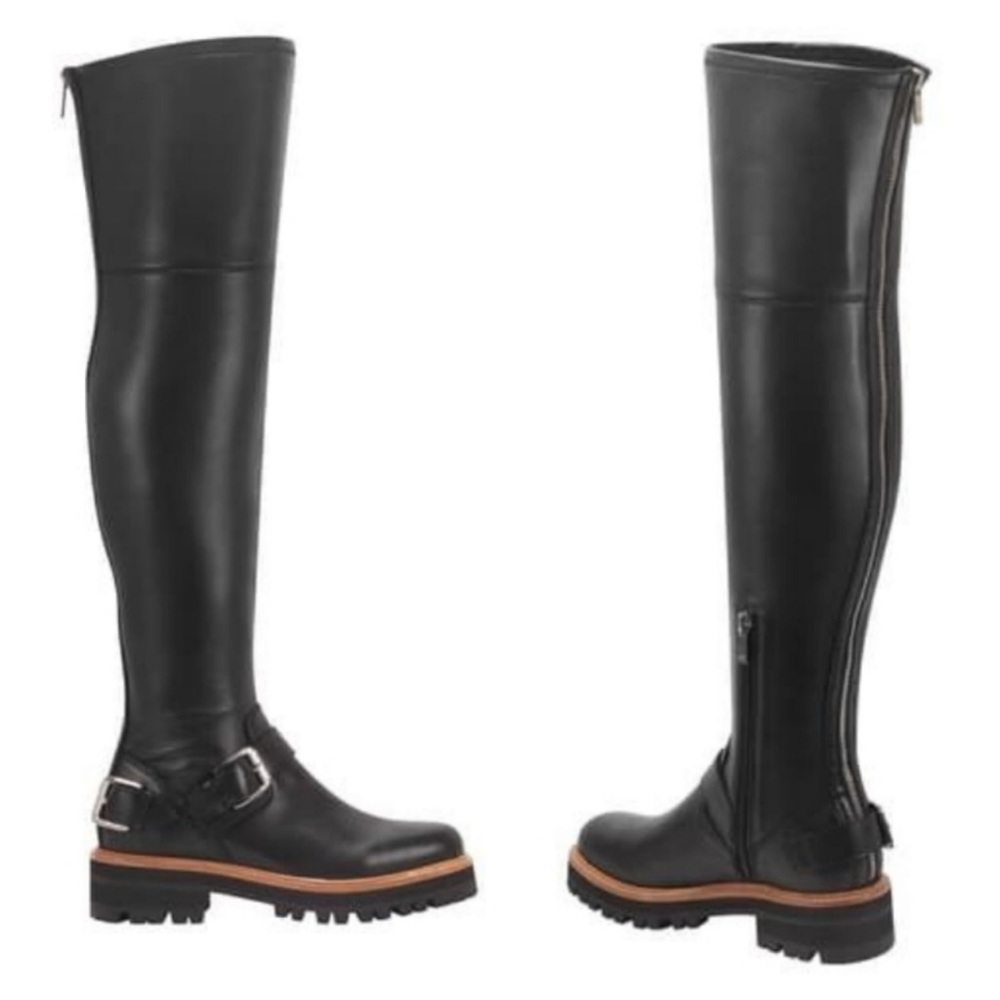 Marc Fisher Ltd. Idana Goreous Leather Boots -Like New- knee high or fold over